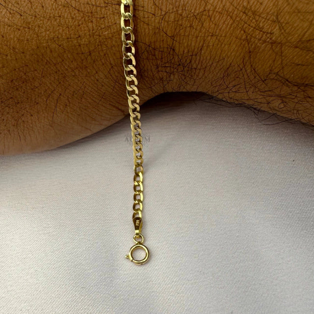 Pulseira Grumet em Ouro 18K masculina com fecho boia